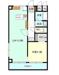 清風マンション【3階】の間取り