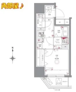 AZEST武蔵小杉【9階】の間取り
