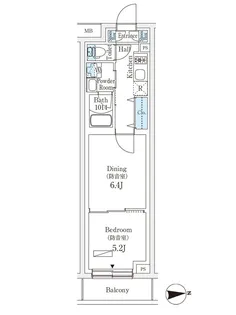 プラネソシエプラス桜台【1階】の間取り