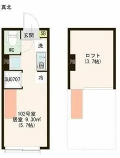 ハーモニーテラス若宮VI【1階】の間取り