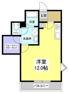 1Rの間取り画像