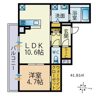 彩雲【1階】の間取り