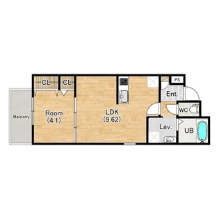ジーメゾン大久保アスピダ【3階】の間取り