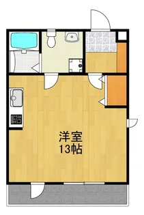 神奈川県横浜市港北区篠原町【アパート】の間取り