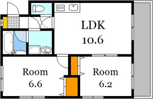 蘭ビル【3階】の間取り