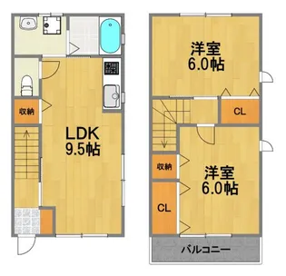 東京都あきる野市野辺【一戸建】の間取り
