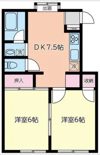 アネックス第1ハイム A棟【1階】の間取り