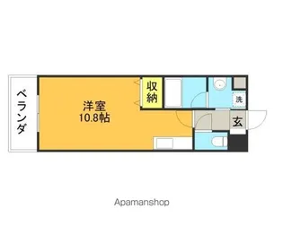 リード中央町【12階】の間取り