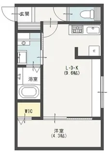 Maison de H(メゾンドアッシュ)【2階】の間取り