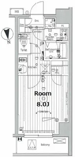 プロスタイルウェルス品川戸越MD【2階】の間取り