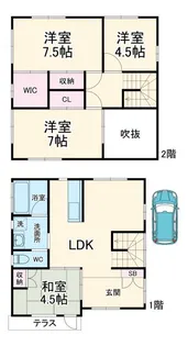埼玉県さいたま市緑区大字中尾【一戸建】の間取り