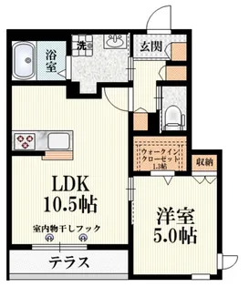 エトワール中村【1階】の間取り