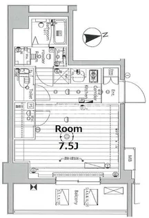 プロスタイルウェルス品川戸越MD【10階】の間取り