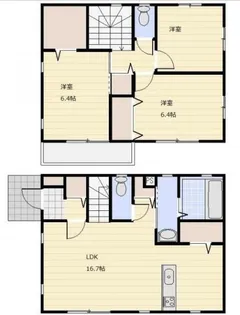 埼玉県北足立郡伊奈町中央2【一戸建】の間取り