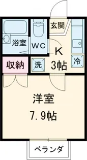 いぶきの丘ハイムパート1【1階】の間取り