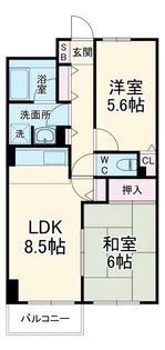 ガーデンシティ金沢文庫【3階】の間取り