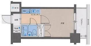 パレ・ドール月島【4階】の間取り