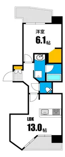 リノリノアパートメント土橋【7階】の間取り