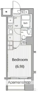 ガラ・ステーション東日本橋【6階】の間取り