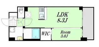 MAXIV CROS 江坂【2階】の間取り