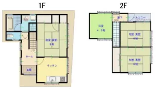 奈良県大和高田市大字野口【一戸建】の間取り