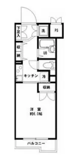 ルーブル上池台壱番館【4階】の間取り