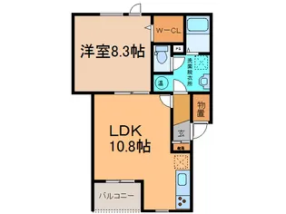 EAGLE(イーグル)V【2階】の間取り