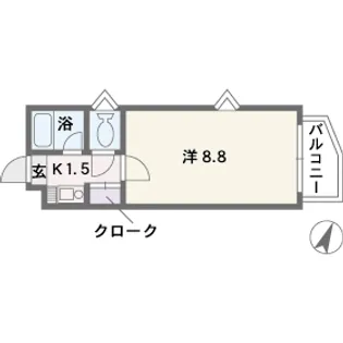 プラン・ド・ビ藤崎【2階】の間取り