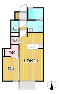 ブライト・エステート【1階】の間取り