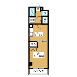 ルーミィ【4階】の間取り