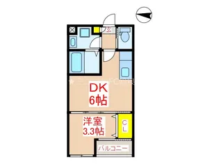 鹿児島県姶良市西餅田【アパート】の間取り
