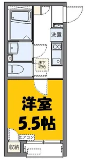 東京都世田谷区上野毛4【アパート】の間取り
