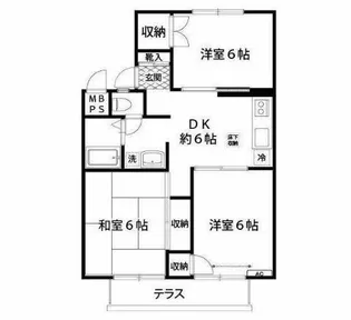 レイクサイドハウス【1階】の間取り