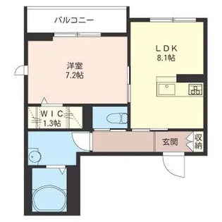 Greenage (グリナージュ)【3階】の間取り