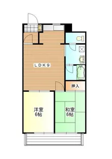 メゾンセルフィユ【3階】の間取り