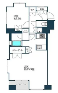 ジェイパーク武蔵小山弐番館【4階】の間取り