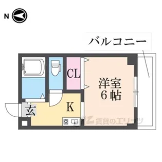 セリバテール伊丹【5階】の間取り