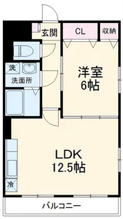 メゾン・ド・レスポワール【1階】の間取り