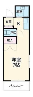 サンピア宇多野【1階】の間取り