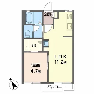 神田レジデンス【1階】の間取り