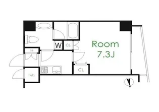 東京都新宿区上落合1【マンション】の間取り