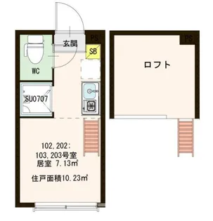 グラン・クリュ 笹塚【1階】の間取り