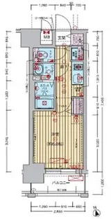 プレサンス大阪福島レシェンテ【2階】の間取り
