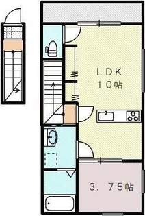 LUMIELE仏生山【2階】の間取り