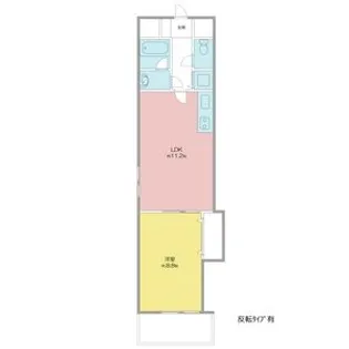 グローバル畑江【5階】の間取り