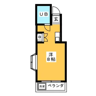 ヴィラ壱番館【3階】の間取り