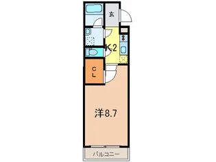 フジパレス夙川江上町の間取り