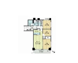 ナイスアーバン武蔵浦和【3階】の間取り