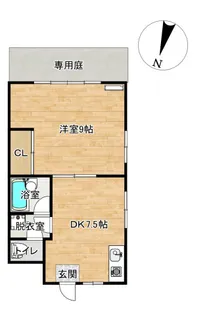 レジデンス吉本【1階】の間取り