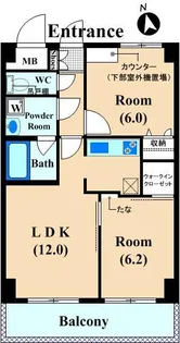 ライズコート【3階】の間取り